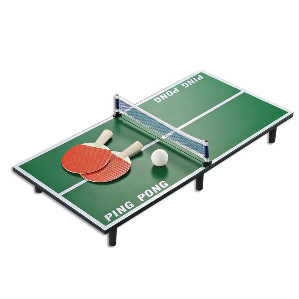 1 Sæt Mini bordtennisbord med Træ-Ping Pong Spektakel Tabel Bærbare Bord Spil, Sport, Underholdning Legetøj til Børn Børn