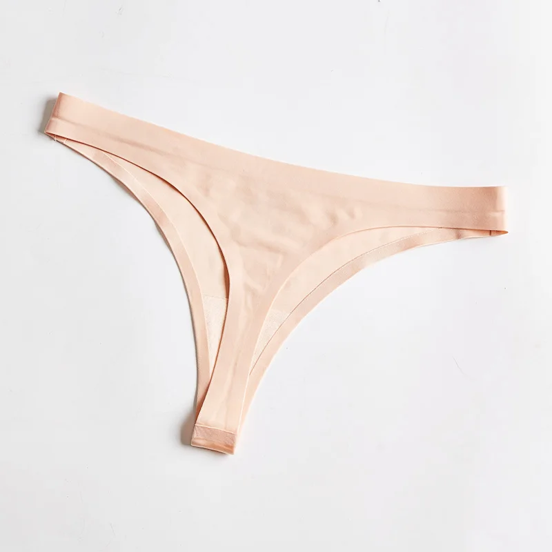 Kvinde Undertøj Problemfri Is Silke Trusse Sexet Kvindelige T-Back Solid Bløde G-Streng Til Lady Nye Trusser Undertøj 5PCS