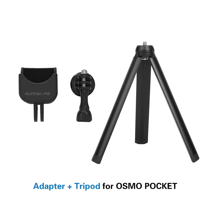 Selfie stick / stativ med adapter kamera holder Til DJI osmo Lomme 1 kamera gimbal tilbehør