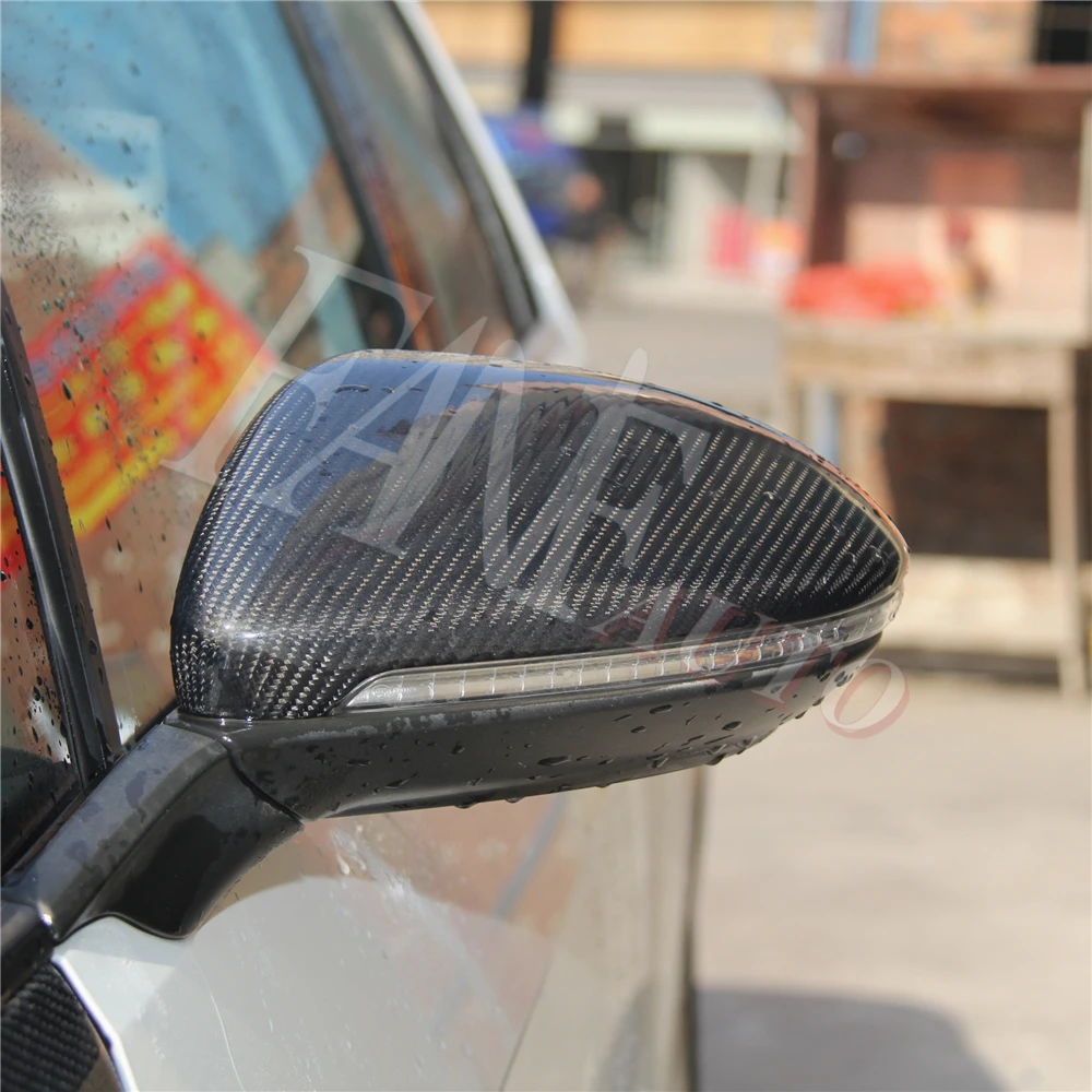 Udskiftning Ægte Carbon Fiber Bagerste Se Side Mirror Cover Til W Volkswagen Golf 7 MK7 MK7.5 Golf R Golf GTI MK7 2013-2018