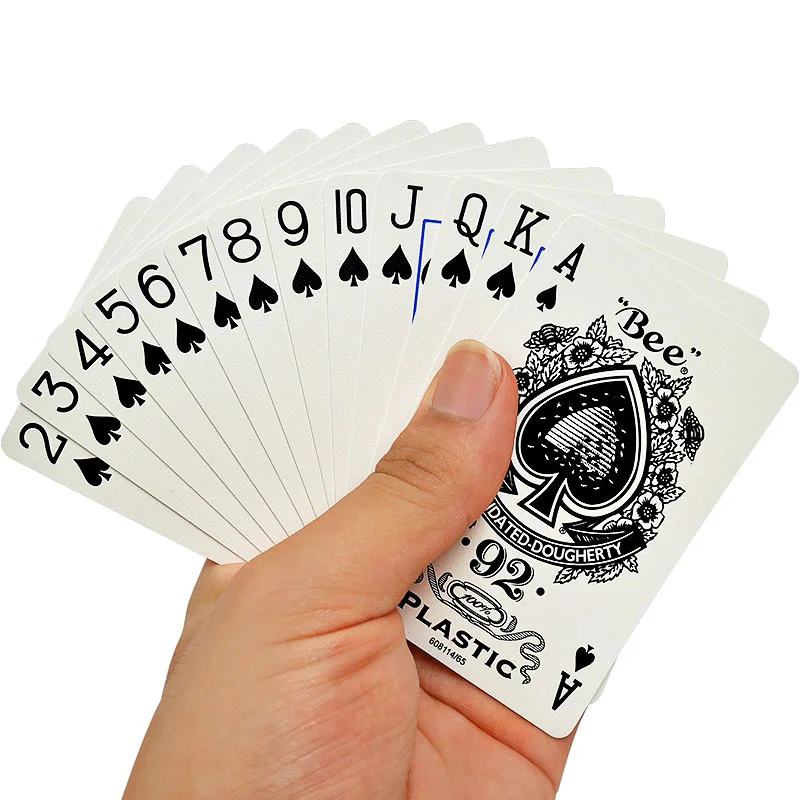 1 stykke NR.92 To-sidet Matteret Spillekort Premium Plast Magic Kategori Poker Kort til Professionel Tryllekunstner