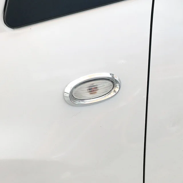 ABS Chrome For Nissan Juke Blad Bemærk Micra Marts Side Lys blinklys Lampe Dække Trim Bil Styling Kit Mærkat Tilbehør 2stk