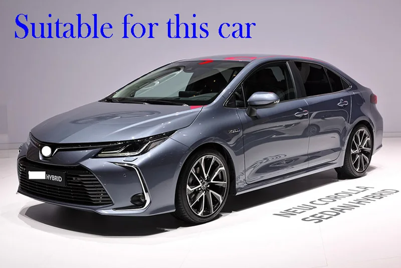 For Toyota Corolla E210 Sedan 2019 2020 Bil Tilbehør Plast Udvendige Visor Vent Nuancer Vindue Solen Regn Vagt Deflektor 4stk