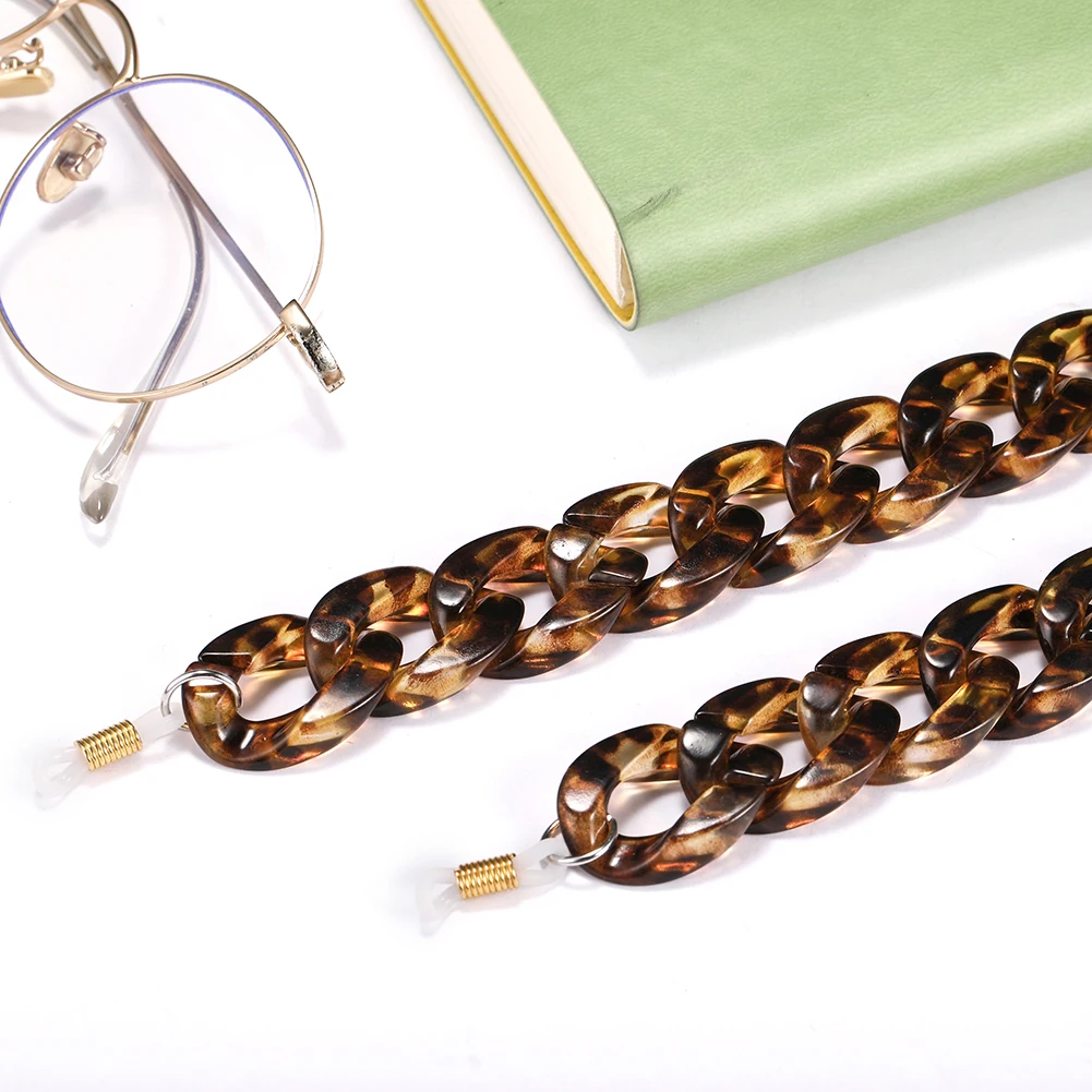 Lemegeton Leopard Print Briller Optiker Kæde Rem Eyewears Ledningen Holder Hals Briller Tilbehør Solbriller Rem