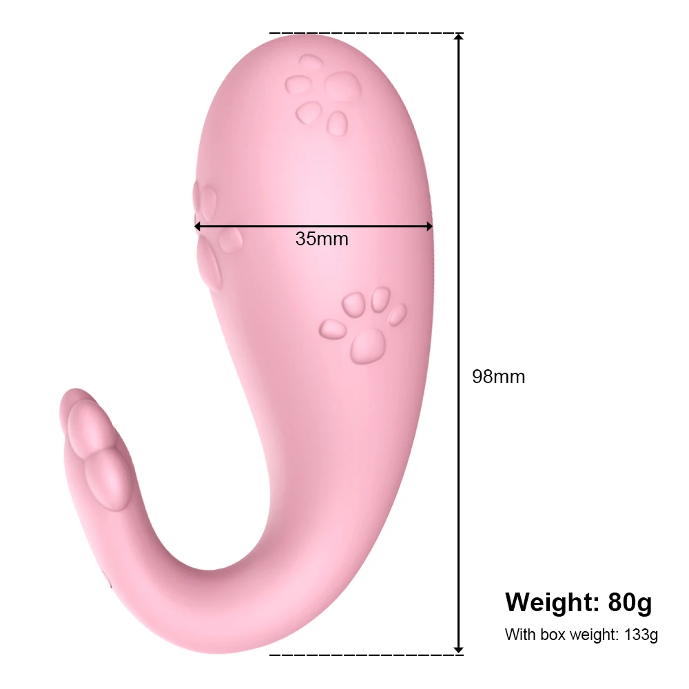 Stille Vandtæt Afslappende Vibrator Sex Legetøj til Kvinder, Bluetooth Fjernbetjening med iOS Android App G-spot Massage Krop Fornøjelse