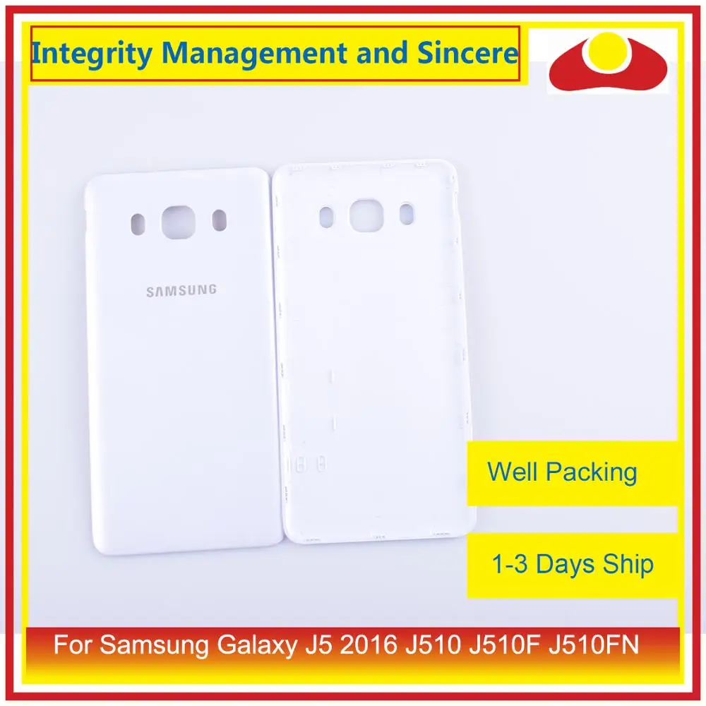 10stk/masse Til Samsung Galaxy J5 2016 J510 J510F J510FN J510H J510G Boliger Batteri Døren Bag bagcoveret Tilfælde Chassis Shell