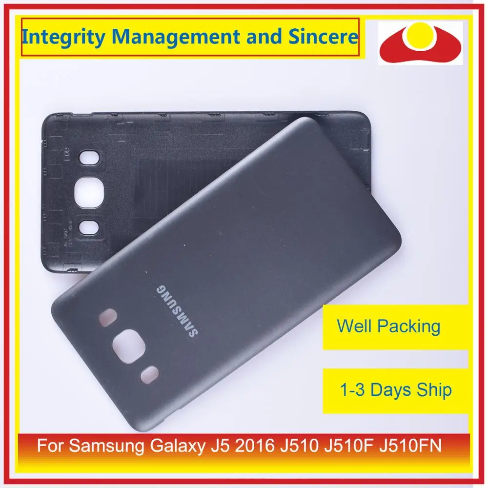 10stk/masse Til Samsung Galaxy J5 2016 J510 J510F J510FN J510H J510G Boliger Batteri Døren Bag bagcoveret Tilfælde Chassis Shell