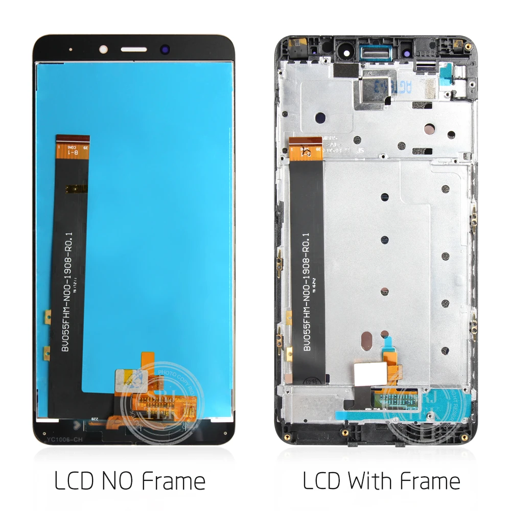 5.5 tommer Originale Display For XIAOMI Redmi Note 4 LCD-Touch Screen Digitizer med LCD-Rammen For Xiaomi Redmi Note 4 Skærm
