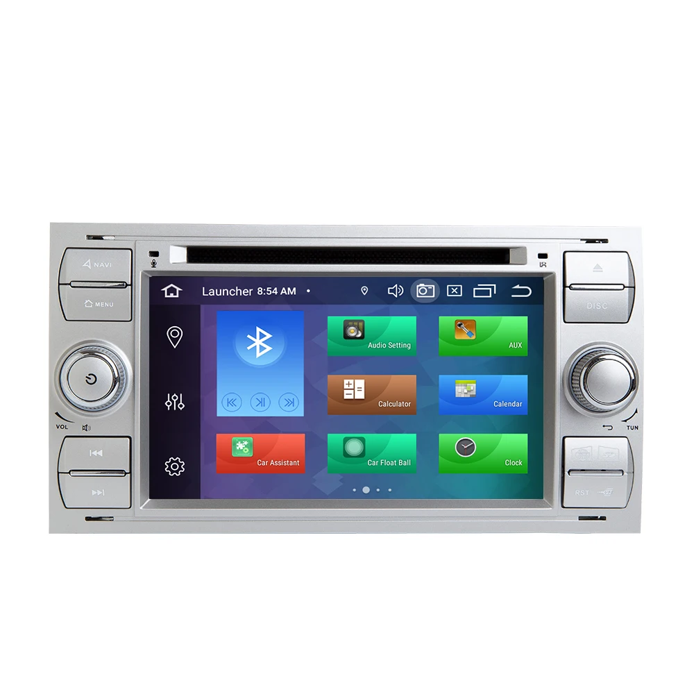 DSP 2din Android 10 bilradioen Til Ford Focus 2 3 mk2 Kuga Mondeo 4 Fiesta Transit Connect S-C MAX Mms GPS-enhed Stereohead