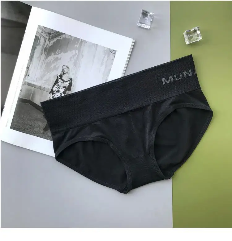 3PCS Nye Kvinder er Sexet Sport Underwear Trusser af Bomuld Problemfri Yoga Fitness-Trusser Midt-Taljeret Comfort Dame Undertøj Intimates