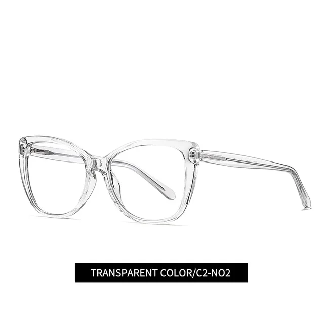 Briller til Kvinder Cat Eye Dame Anti Blå Lys Optisk Ramme TR90 Pige Briller Gennemsigtig AntI Reflekterende Gaming Briller UV400
