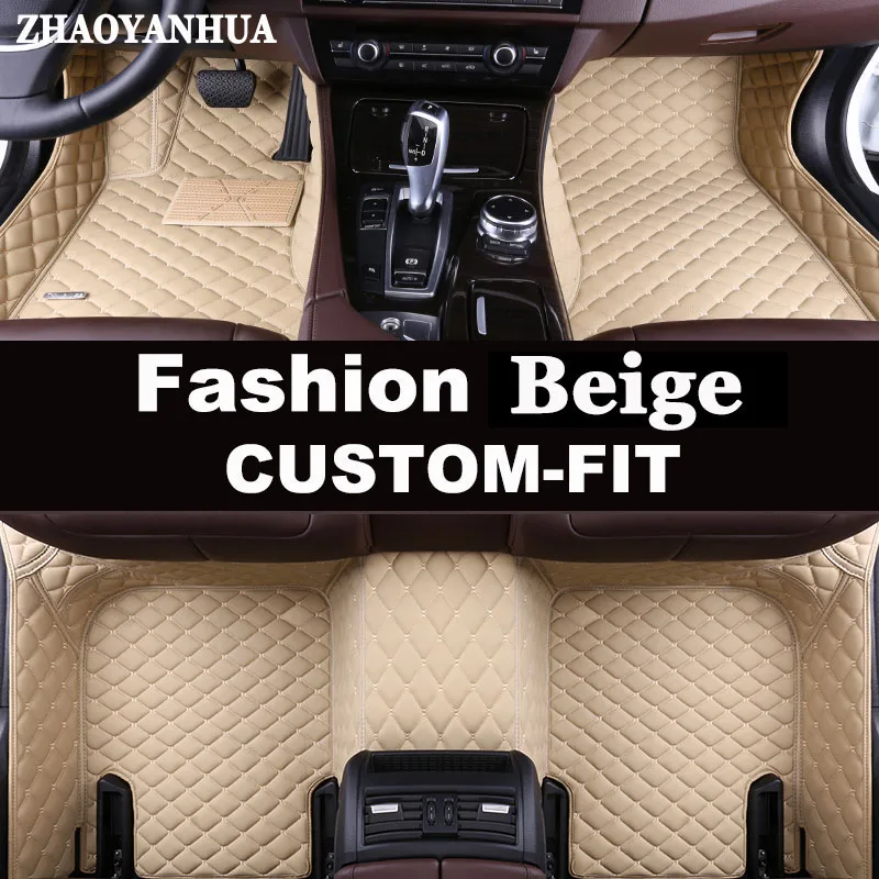 ZHAOYANHUA Custom fit bil gulvmåtter til BMW 3-serie E46 E90 E91 E92 E93 F30 F31 F34 GT 5D bil styling, gulvtæppe, liners