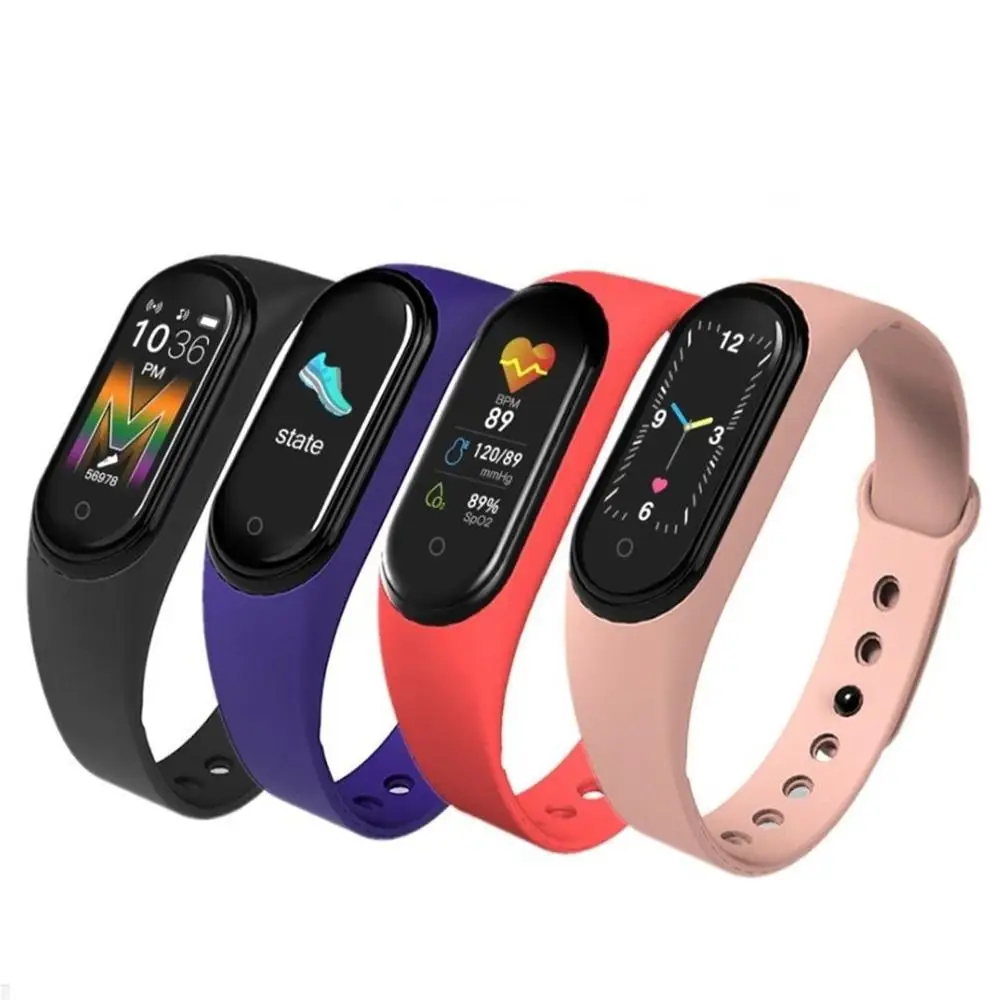 2020New M5Men puls Smart Armbånd Armbånd Kvinder Sundhed Vandtæt Smart Ur Bluetooth Trænings-og Tracke Se fit