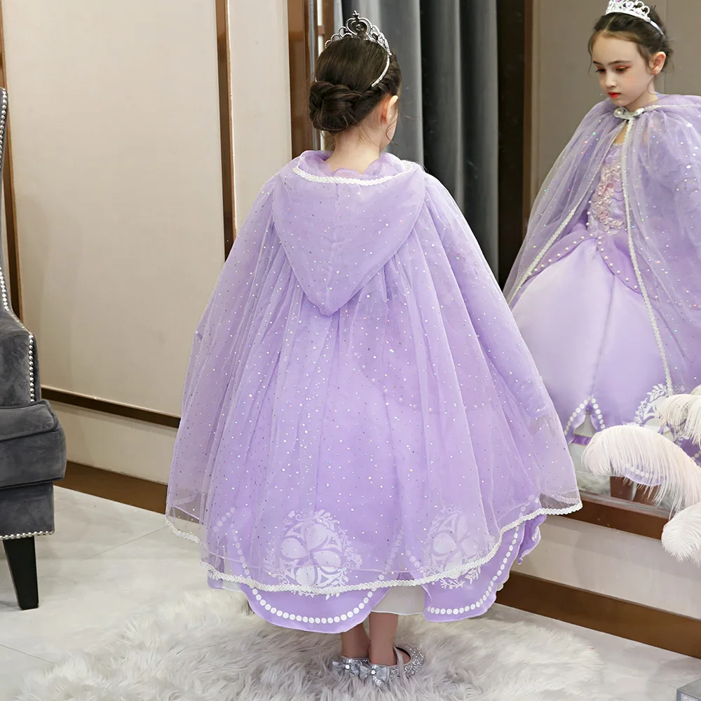 Kjoler til nytår 2021 Piger Sophia Prinsesse Kjole Børn animationsfilm Sovende Skønhed Kjoler Barn Party Fødselsdag Kostumer vestidos