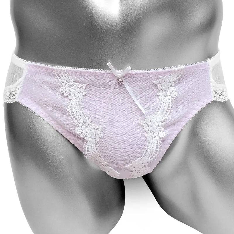Mesh Se Gennem Butt Sexet Tøsedreng Trusser Søde Dejlige Fashion Trusser, Undertøj Til Herre Undertøj Pink