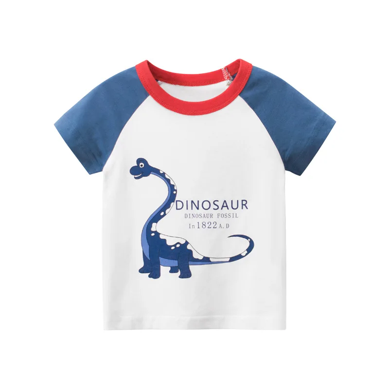 Brand Sommer Drenge T-Shirts Børn Bomuld Tøj Toddler Drenge Tegnefilm Dinosaur T-Shirt Kids-Kortærmet Bløde Toppe Unicorn