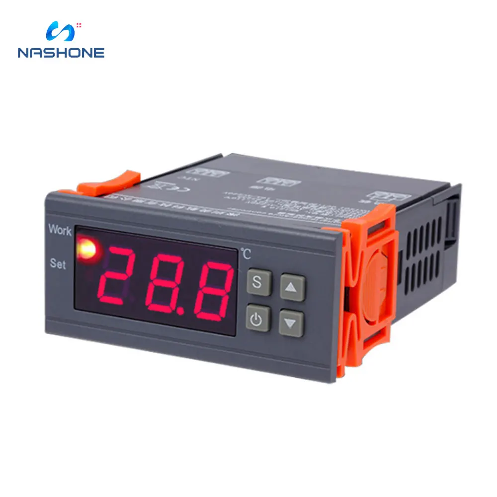 Nashone Digital temperaturregulator Termostat Termoregulator termostat 220v LED 10A Opvarmning Køling