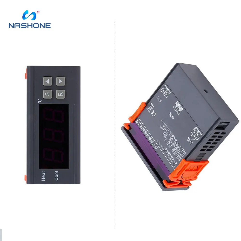 Nashone Digital temperaturregulator Termostat Termoregulator termostat 220v LED 10A Opvarmning Køling