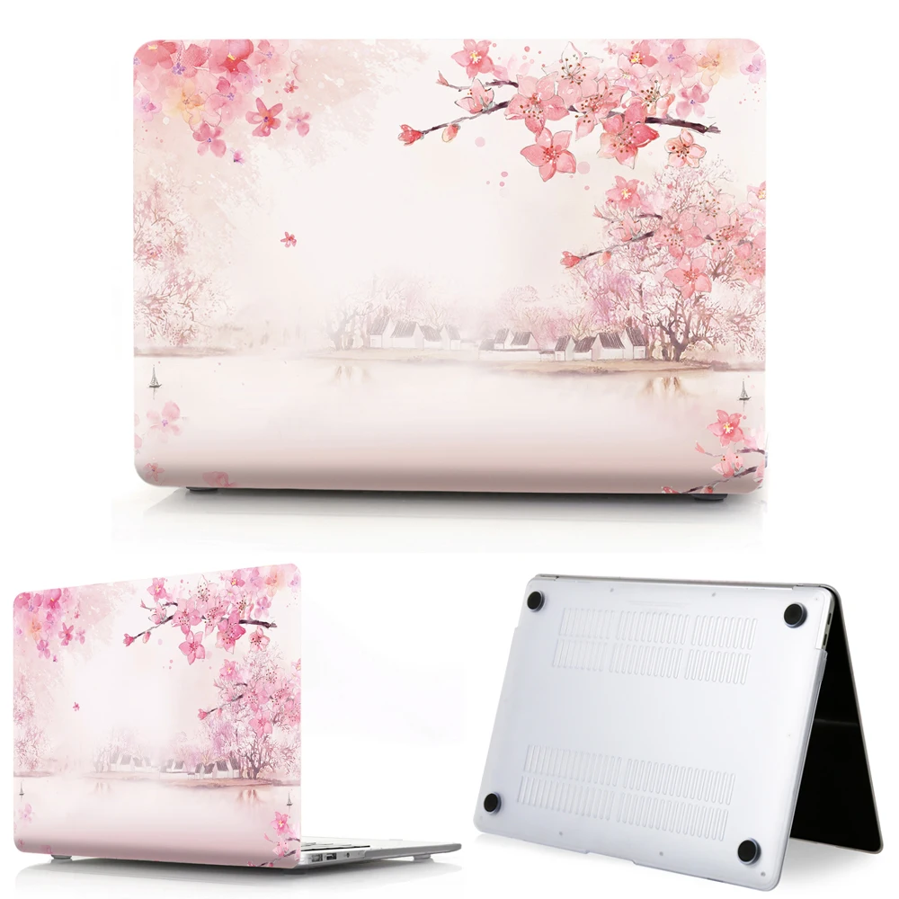 3D Laptop Case Til Macbook Air Pro Retina 11 12 13 15 13.3 Nye Touch Bar A2159 Til macbook Touch-ID Air 13 A1932 +Keyboard Cover