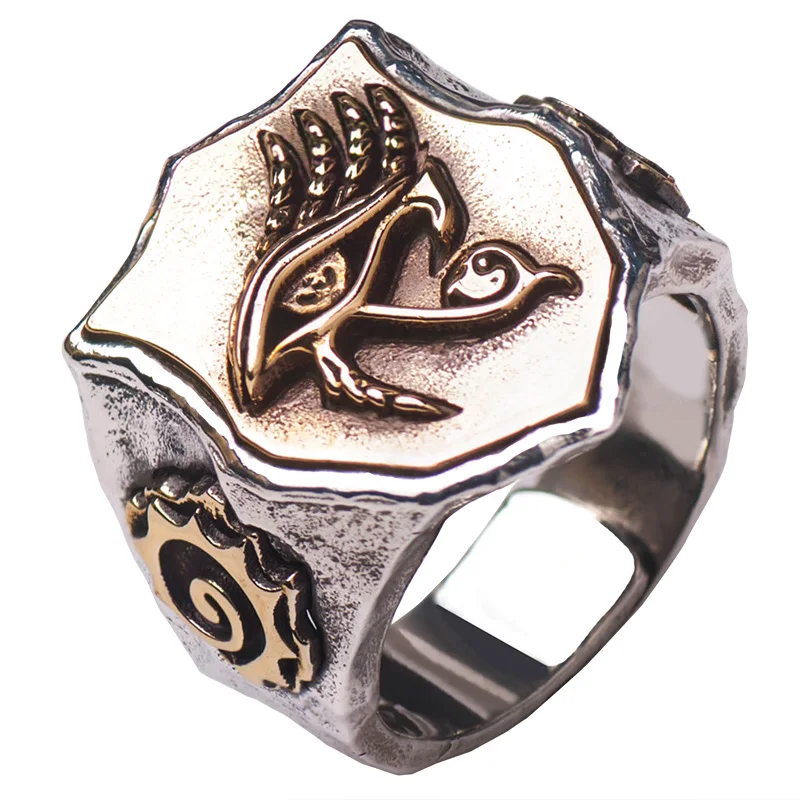 The Eye of Horus ringe til mand og kvinder S925 sølv Indeks Ring mode smykker hippop street kultur mygrillz