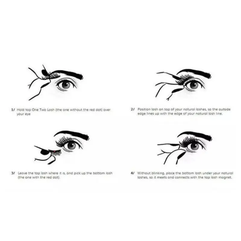 Nye Magnetiske Øjenvipper Håndlavet Makeup Falske Øjenvipper Genanvendelige til Naturligt Udseende Kvinder Bløde Vipper, Makeup, Skønhed Værktøj til Piger
