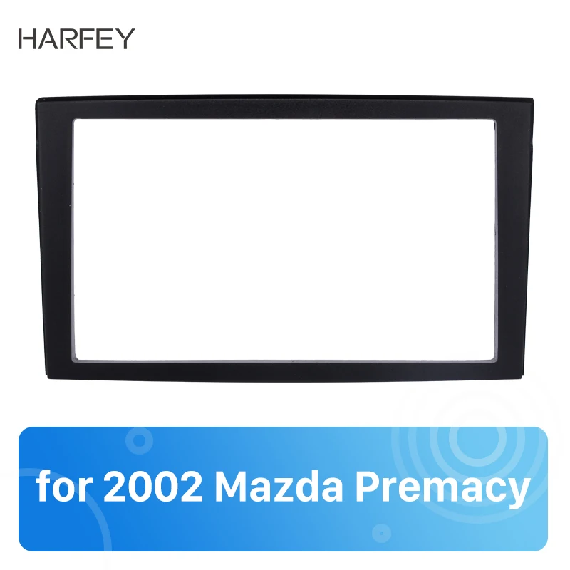 Harfey 2 din Bil Radio Ramme Trim-kit Til 1999 2000 2001-2004 Mazda Premacy Dash-Afspiller, Auto-Mount Installation Surround
