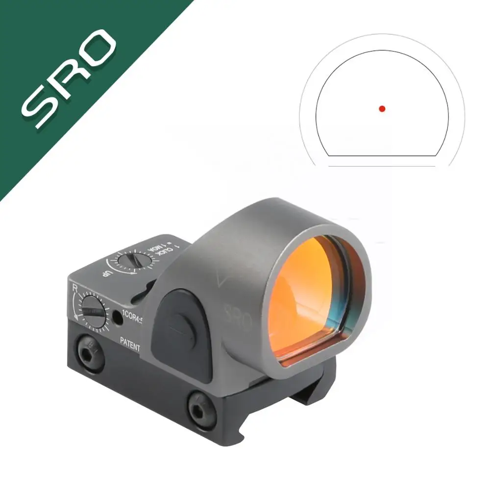 Jagt Optik SRO Red Dot Sight Holografiske Mini Syn Red Dot Sight med Installation Styrke Luft Pistol uh1 ar 15 front