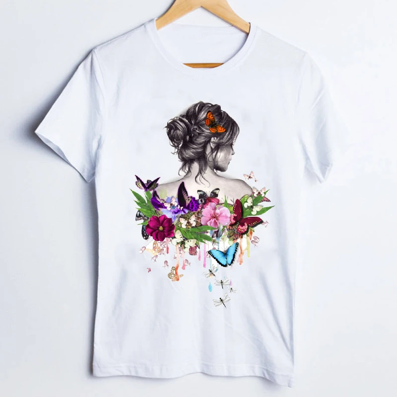 - Shirts til Kvinder Print Tegnefilm Venner Glade for Søde Mode 90'erne Damer Tøj Dame Toppe Tøj Kvindelige T-Shirt Dame T-Shirt
