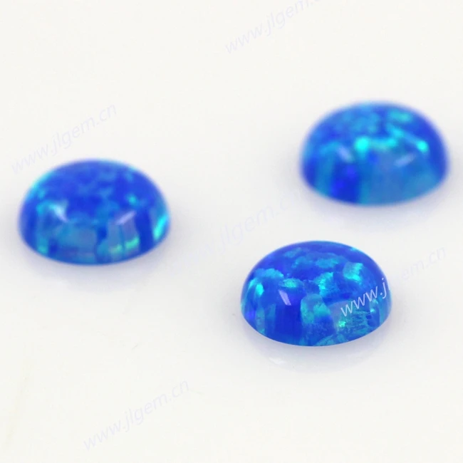 (50stk) 6mm Gratis Fragt Syntetisk Mørk Blå Facetslebet Rund Opal Perle Salg Fra Alibaba Hurtig