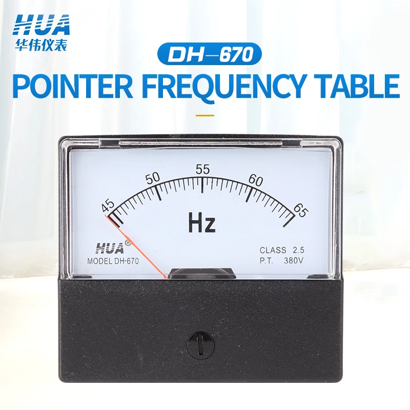 DH-670 AC Frekvens tabel / Hz meter /Herzt meter 45-55Hz 45-65Hz 55-65Hz