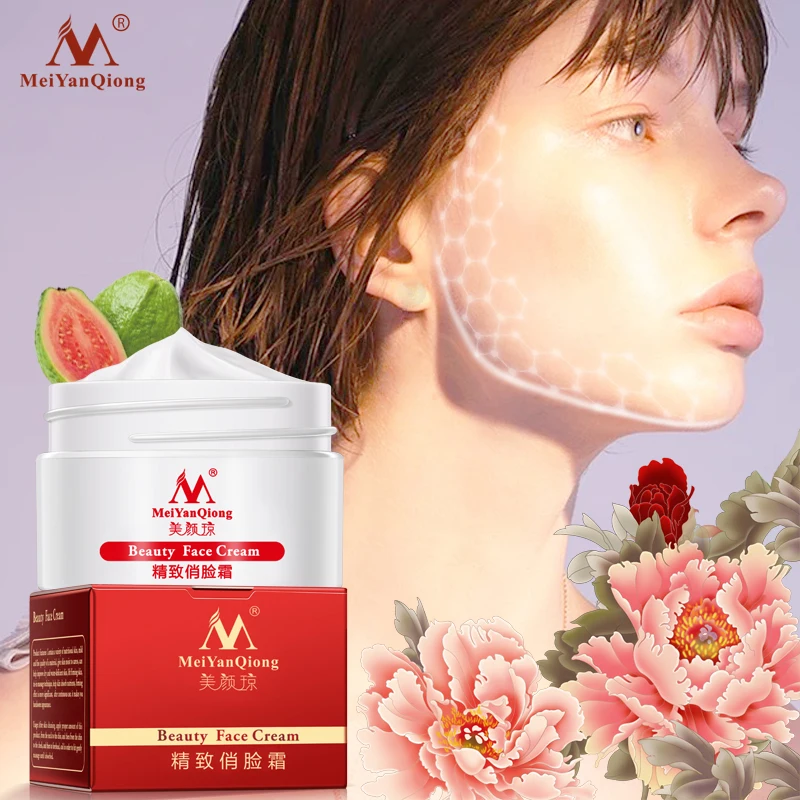 Slankende Ansigt Løfte og Opstrammende Massage Cream Anti-Aging Hvidtekalk Fugtgivende Skønhed Huden Pleje Facial Cream Anti-Rynke