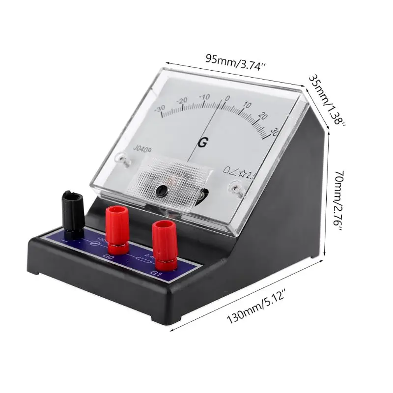 -30-0-30 Galvanometer Videnskabelige Aktuelle Sensor Følsomme Amperemeter Elektrisk Strøm Detektor Analog Skærm