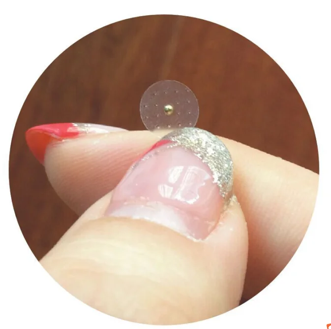 Magnetisk Perle /crystal øre Patch Gennemsigtige Tape Anti-allergisk Magnetisk terapi Øre Tryk Indsæt Øret, Auriculotherapy
