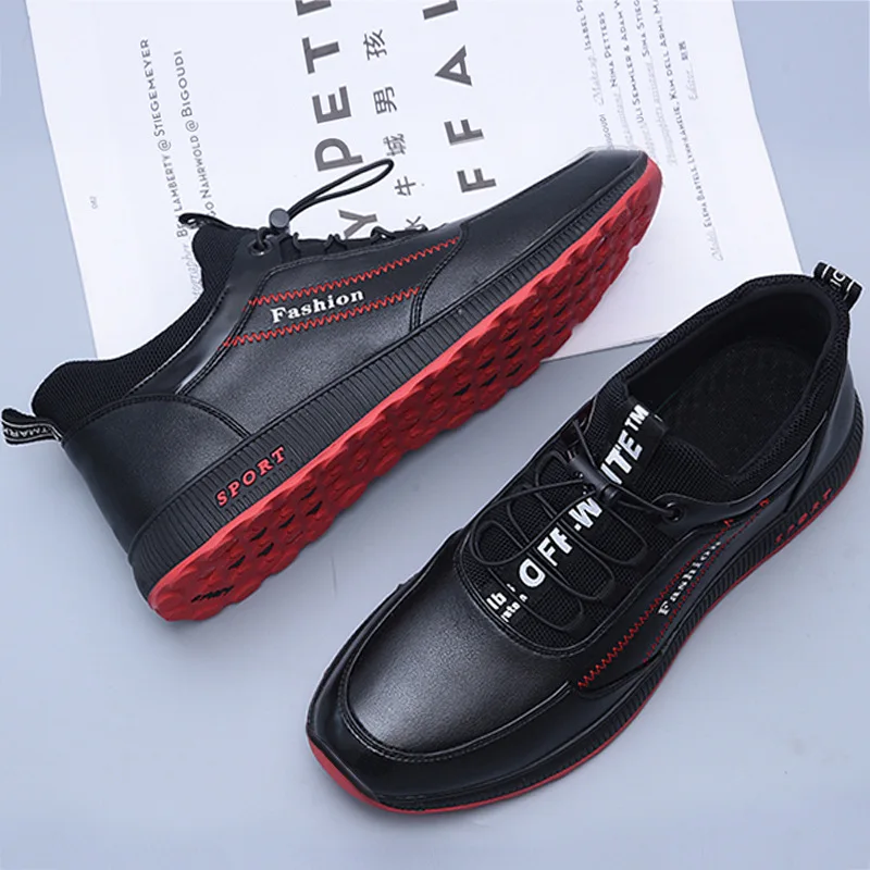 Madhur MILUNSHU 2020 Ny Trend Casual Sko Mænd Sneakers Fashion læder walking sko