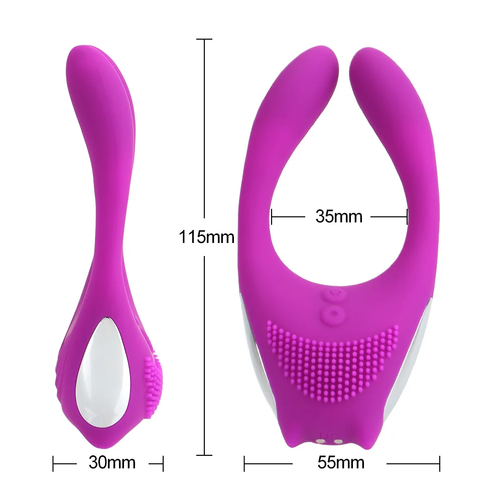 IKOKY Vibrerende Penis Ring Forsinkelse Sædafgang Erotisk Dual Vibration Cock Ring Sex Legetøj til Mænd, 12 Hastighed Voksen Produkter