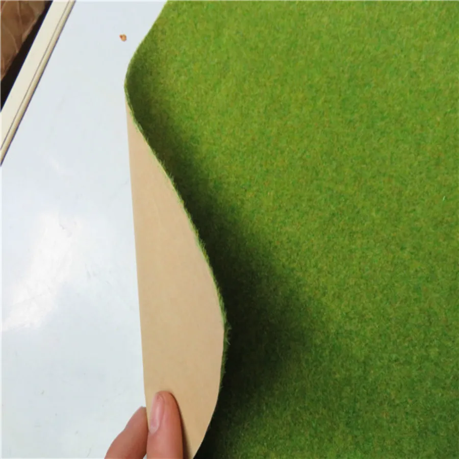 HO O N Skala 0.5x2.5m Græs Mat Skala 2pcs/masse Model Grønt Tæppe For Arkitektonisk Model Gør Landskabet Tog Layout