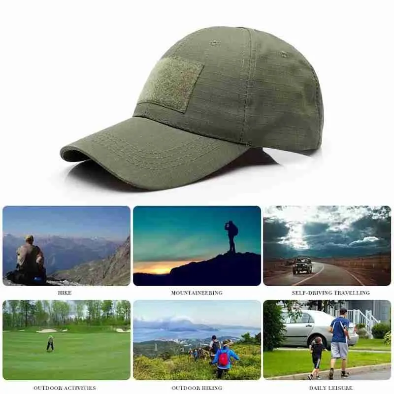 2020 Udendørs Sport Snap tilbage Baseball Caps Camouflage Hat Enkelhed Taktisk Militær Hær Camo Jagt Cap, Hat For Voksne Cap
