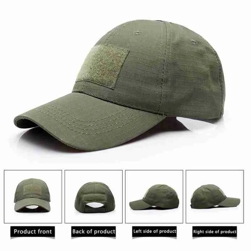 2020 Udendørs Sport Snap tilbage Baseball Caps Camouflage Hat Enkelhed Taktisk Militær Hær Camo Jagt Cap, Hat For Voksne Cap