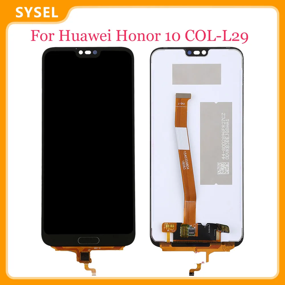For Huawei Honor 10 Lcd-COL-L29 LCD Display + Touch Screen Panel Montering Gratis Værktøjer