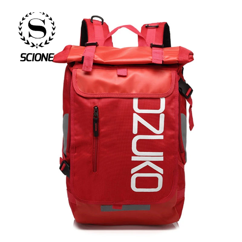 Scione Mode Oxford Kreative Rejse Rygsække High Density Vandtæt Bagpack Klud Anti-mikrobielle Skulder Tasker For Mænd