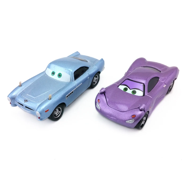 Disney Pixar Biler 2 Finn McMissile & Holly Shiftwell Trykstøbt Metal Toy Bil 1:55 Løs Helt Nye I Stock & Gratis Forsendelse