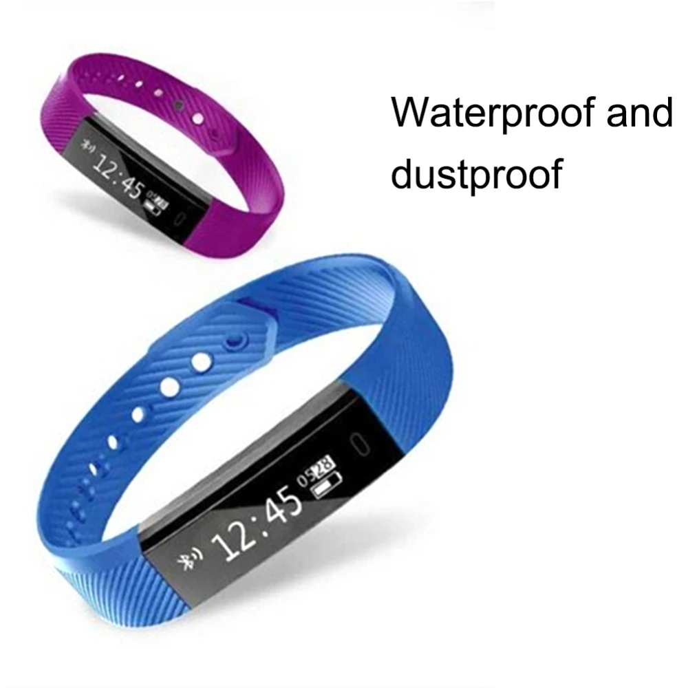 Smart Armbånd Fitness Tracker ID115 lefun APP Bluetooth-Band Aktivitet Overvåge Vækkeur Sports Armbånd til iOS Android