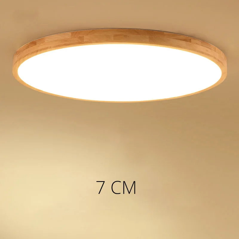 DX Træ-loftslampe LED-loftsbelysning Stue Lysekrone i Loftet LED loftslampe Til stuen Plafon LED