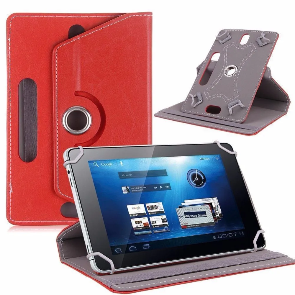 For Lenovo Fanen E8 TB-8304F 8 tommer Tablet Funda Shell 360 Graders Roterende Protector Universal Tablet PU Læder Cover Sag + Pen