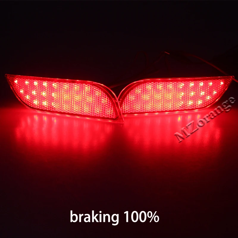 MZORANGE Backup baglygte Bageste Kofanger Lampe LED Reflektor stop Bremse lys tåge lygte For Subaru /Impreza/XV/WRX/LEVORG/Crossover