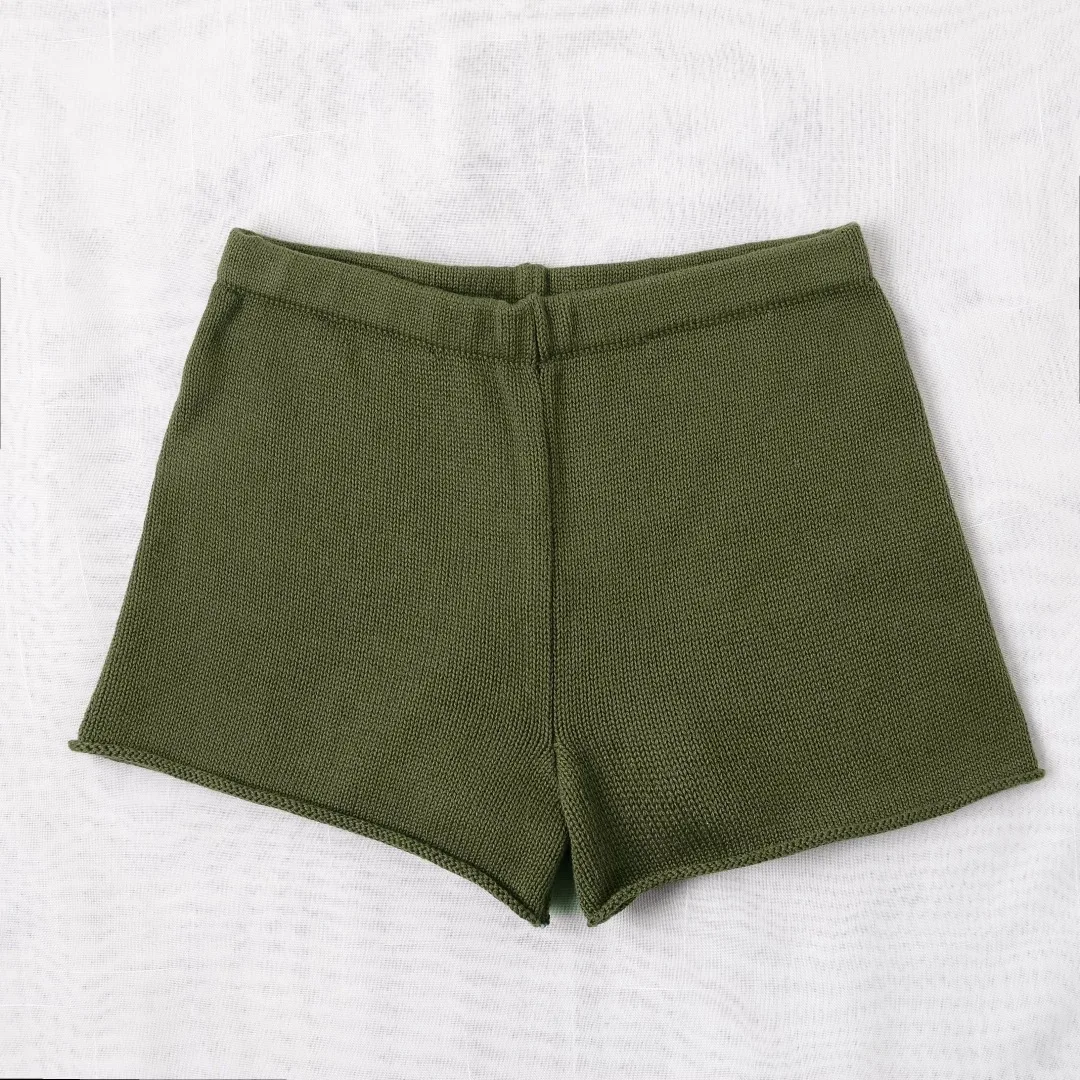 LXS22 2020 sommeren nye damer strikket alle-passer til afslappede shorts