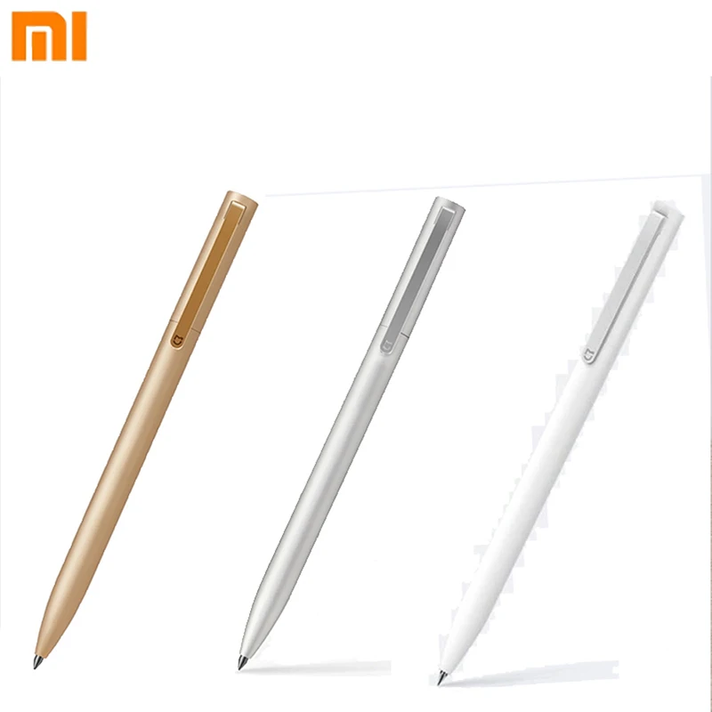 Original Xiaomi Mijia Metal Sign Penne 9,5 mm MI Penne PREMEC Glat Schweiz Refill MiKuni Japan Blæk Mijia Kontor