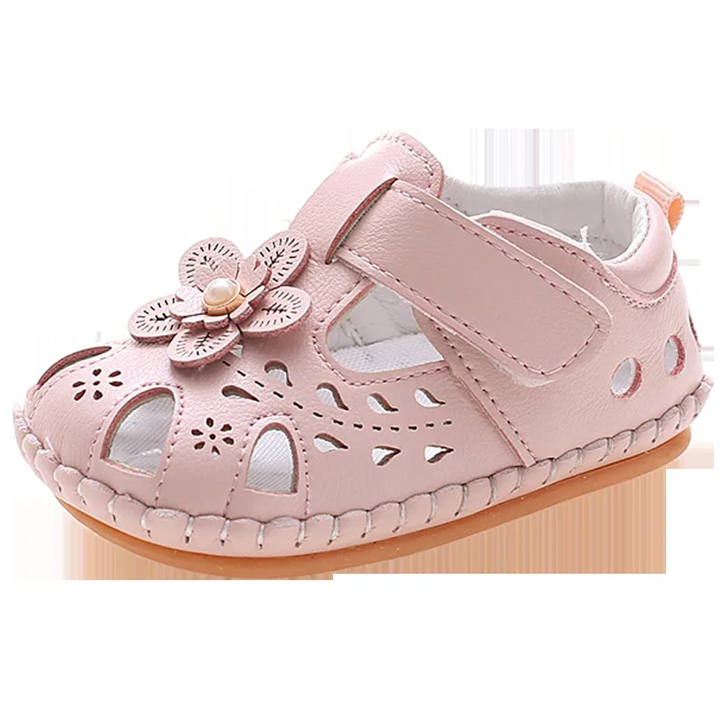 Baby Piger Sko Sommer Sandaler Børn Perle Blomst Sandaler Børn, Prinsesse-Sko, Piger Toddler Bløde Bund skridsikre Sandaler