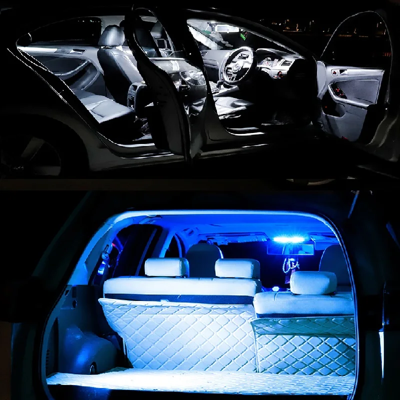 C5W LED RGB T10 W5W LED Pinol 31mm 36mm 39mm 42mm Bil Interiør Lys, læselys nummerplade Lygte 12V med Fjernbetjening