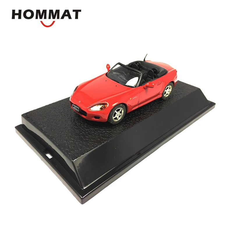 HOMMAT Simulering 1/43 Honda S2000 Convertible Sport Model Bil Trykstøbt Legering Toy Køretøj Samlerobjekt Bil Model Legetøj For Børn